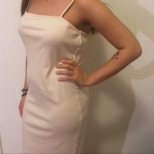 Topshop Nude Cami Dress